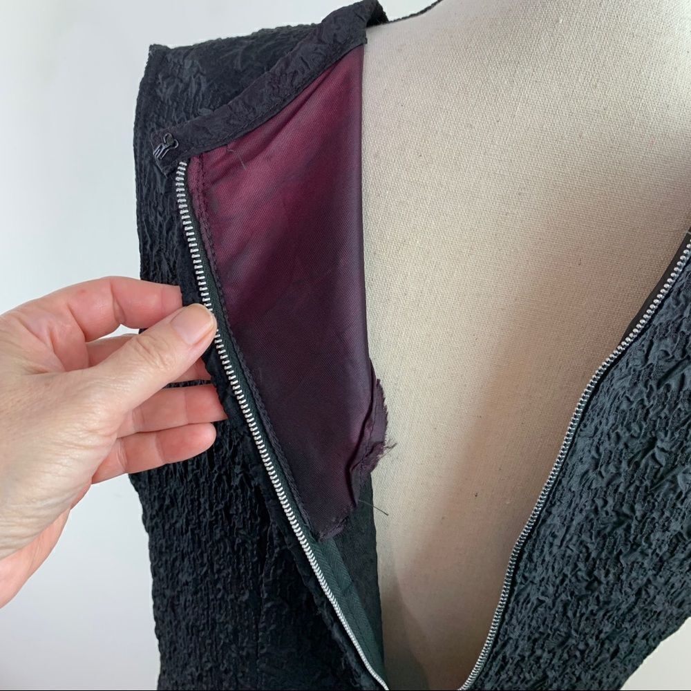 Handmade Vintage Black Cocktail Dress - Picture 12 of 16